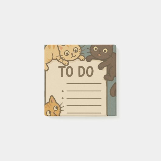 Kitty Cat Pad To Do List ポストイット (正面)