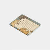Kitty Cat Pad To Do List ポストイット (アングル)