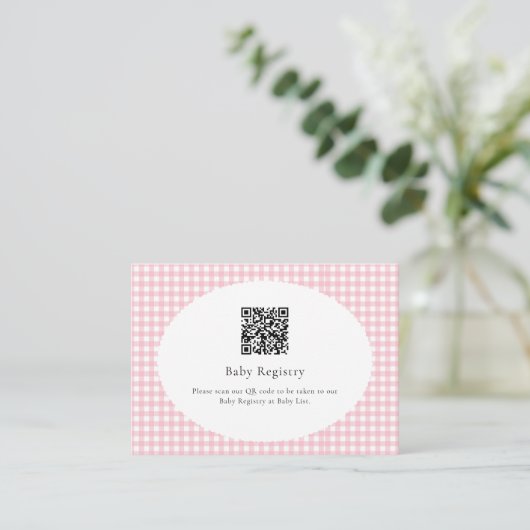 Kitty Cat Pink Purr-fectベビーガール赤ちゃんシャワー エンクロージャーカード (スタンド正面)