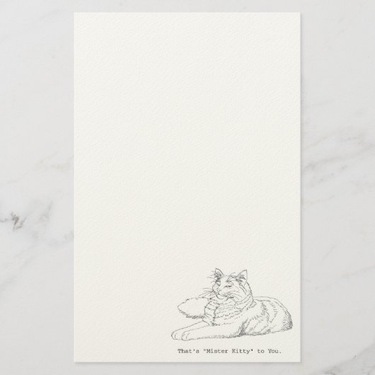 Kitty Cat Stationery氏 便箋 (正面)