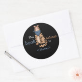 Kitty Catsブックシール ラウンドシール (封筒)