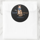 Kitty Catsブックシール ラウンドシール (バッグ)