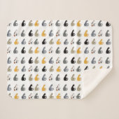 Kitty Cats Bowl シェルパブランケット (正面(横))