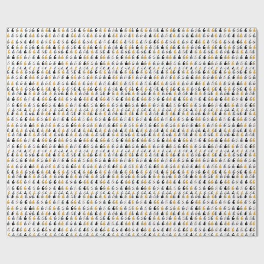Kitty Cats Wrapping paper ラッピングペーパー (フラット)