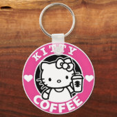 Kitty Coffee Logo キーホルダー (裏面)