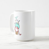 Kitty Cone Cute Cat Ice Cream Kawaii コーヒーマグカップ (正面左)