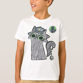 Kitty Cop – 子供たちを守り支える Tシャツ