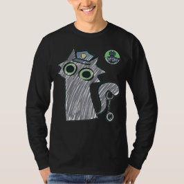 Kitty Cop – Purrtect & Serve メンズ Tシャツ