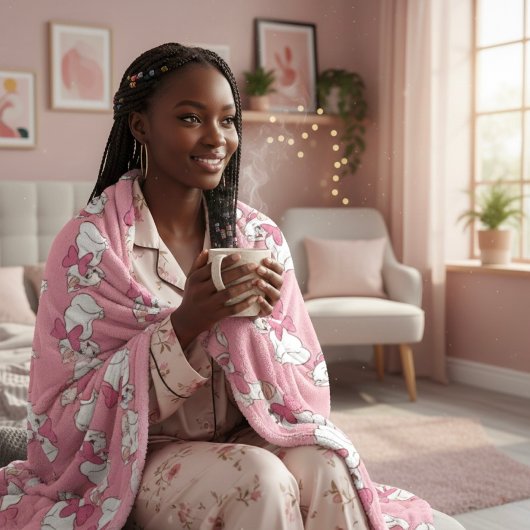 Kitty Fleece Blanket フリースブランケット