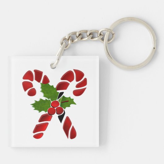 Kitty in Stocking キーホルダー (裏面)