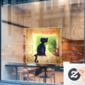 Kitty in the Window ウィンドウサイン (カフェ窓)