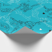 Kitty Kat Antics ラッピングペーパー (角)