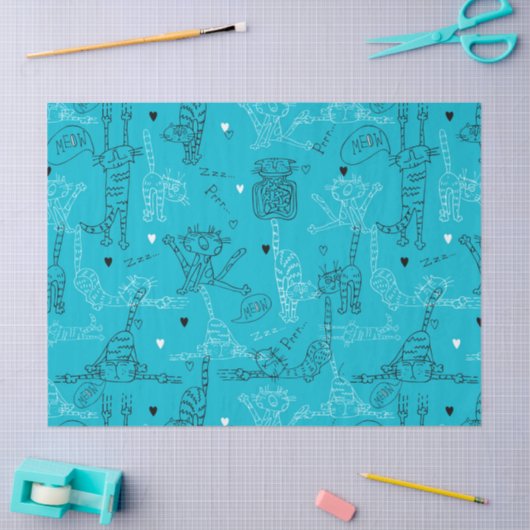 Kitty Kat Antics 薄葉紙 (クラフト)