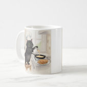 KItty Kichen Black Cat, Coffee Mug コーヒーマグカップ (正面左)