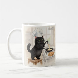 KItty Kichen Black Cat, Coffee Mug コーヒーマグカップ