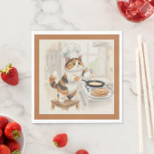 Kitty Kitchen, Calico, Napkins スタンダードランチョンナプキン (インサイチュ)