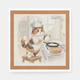 Kitty Kitchen, Calico, Napkins スタンダードランチョンナプキン