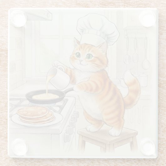 Kitty Kitchen, Glass Coaster ガラスコースター (裏面)
