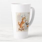 Kitty Kitchen, Stickers カフェラテマグ (右アングル)