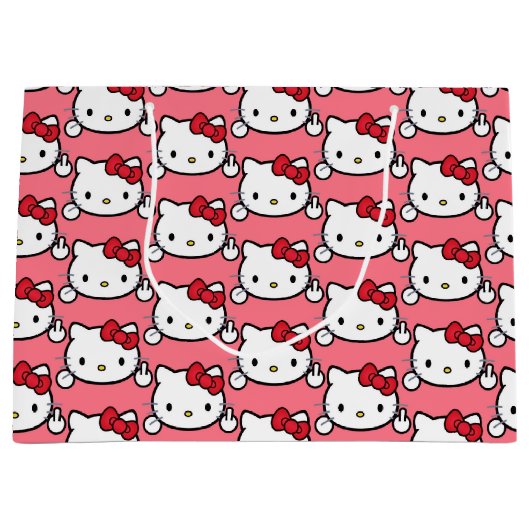 Kitty Large Gift Bag ラージペーパーバッグ (正面)
