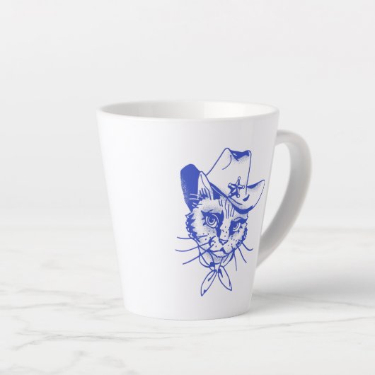 Kitty Latte Mug カフェラテマグ (右アングル)