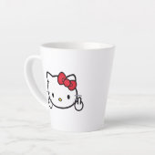 Kitty Latte Mug カフェラテマグ (左アングル)