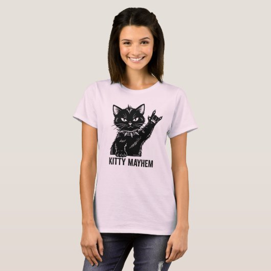 Kitty Mayhem Tシャツ (正面フル)