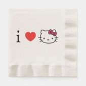 Kitty Napkins 縁ありランチョンナプキン (正面)