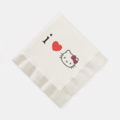 Kitty Napkins 縁ありランチョンナプキン (角)