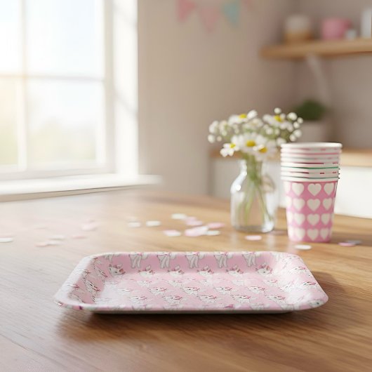 Kitty Paper Plates ペーパープレート