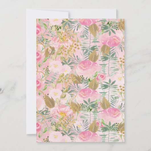 Kitty Pool Party Invitation 招待状 (裏面)