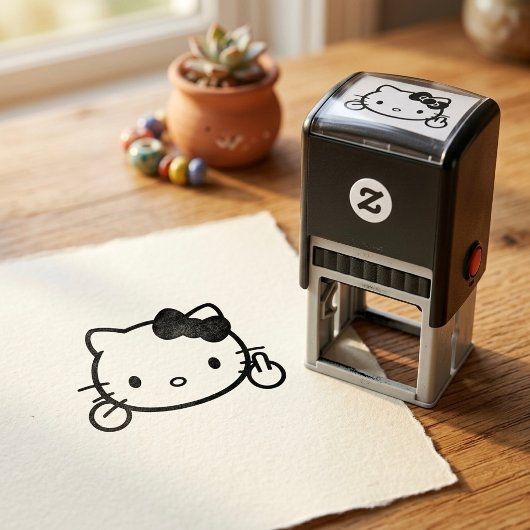 Kitty Self-inking Stamp セルフインキングスタンプ