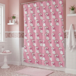 Kitty Shower Curtain シャワーカーテン