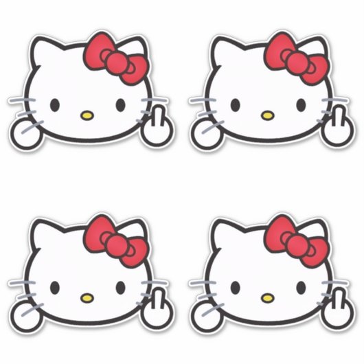Kitty Sticker シール (正面)
