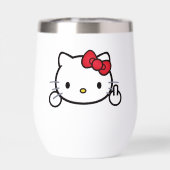 Kitty Thermal Wine Tumbler (背面)