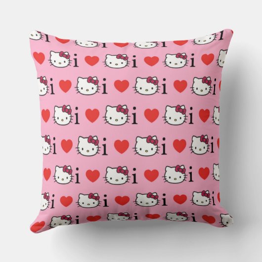 Kitty Throw Pillow クッション (裏面)