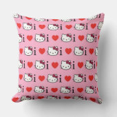 Kitty Throw Pillow クッション (正面)