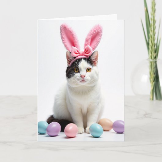 Kitty With Ears Headband Card カード (正面)