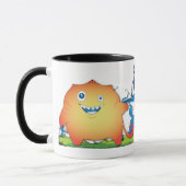 Kittybeastはコーヒーに起点に向かいます マグカップ (左)