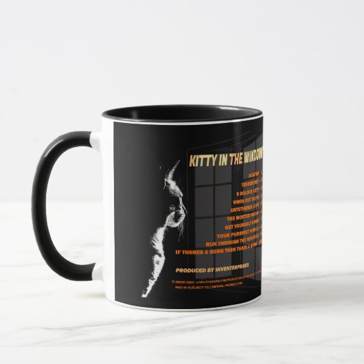 KittyInTheWindow – カスケード縮小 – MUG マグカップ (左)