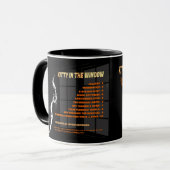 KittyInTheWindow – カスケード縮小 – MUG マグカップ (正面左)