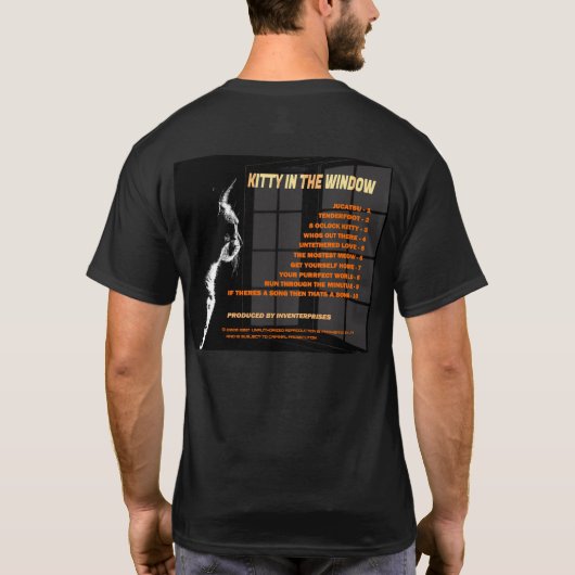 KittyInTheWindow - T-Shirt Tシャツ (裏面)
