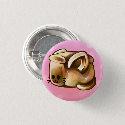 KittyLoaf 缶バッジ (正面&裏面)
