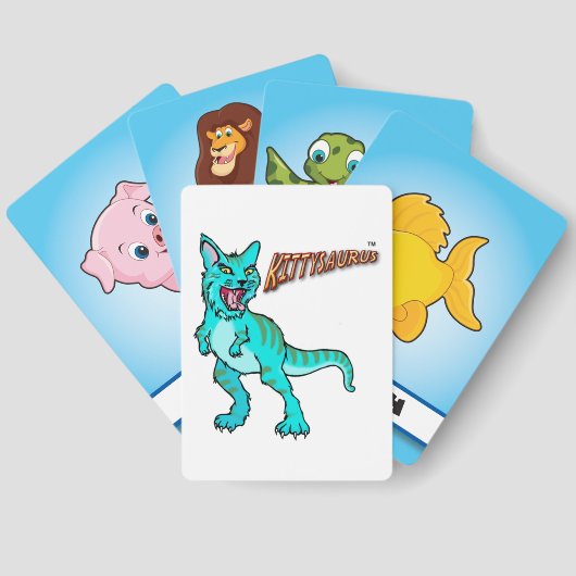 KITTYSAURUS™ カードゲーム「マッチングゲーム」 トランプ (裏面)
