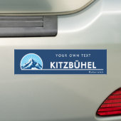 Kitzbühel Austria mountain Bumper Sticker バンパーステッカー (車上)