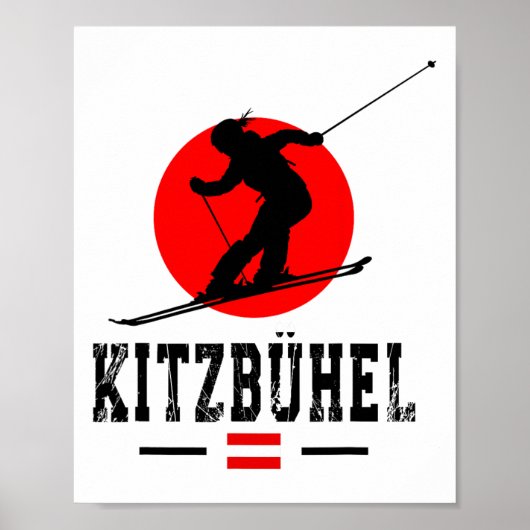 Kitzbühel Austria Ski Resort Alps Austrian Skiing ポスター (正面)