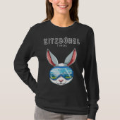 Kitzbühel Tirol Austria Retro Ski Rabbit Tシャツ (正面)