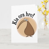 Kiwiで挨拶 カード (黄色い花)