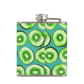 Kiwiスライスのターコイズ フラスク (裏面)