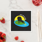 Kiwi – ニュージーランドBird & Bro (子供のパーティー) スタンダードカクテルナプキン (インサイチュ)